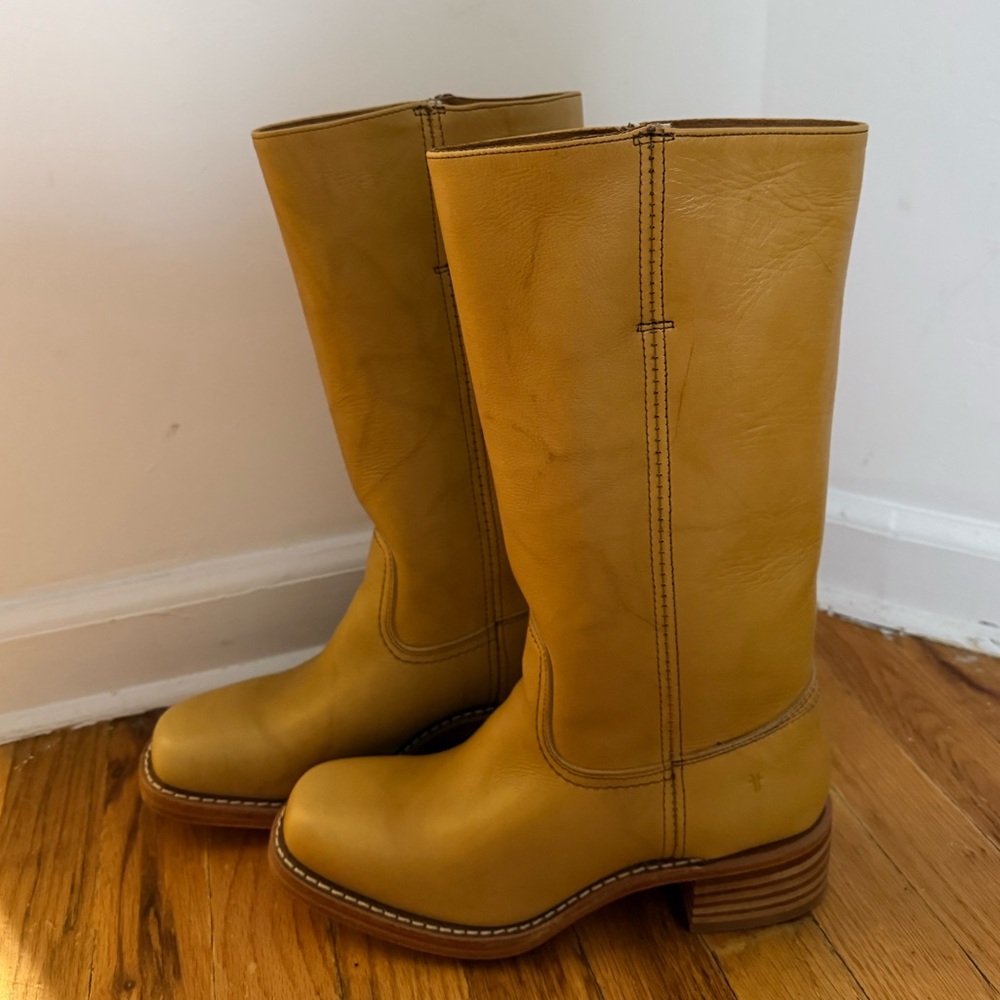 Frye Campus Boots 14L Banana